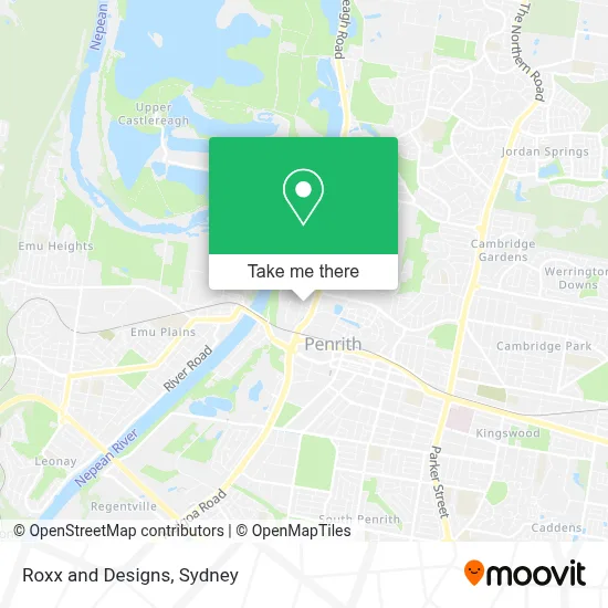 Roxx and Designs map