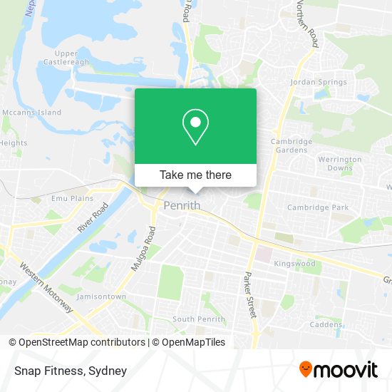 Snap Fitness map