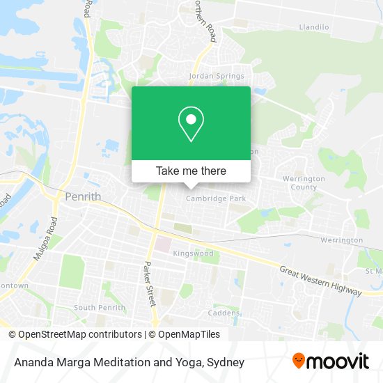 Ananda Marga Meditation and Yoga map