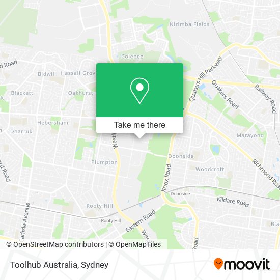 Toolhub Australia map