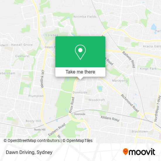 Dawn Driving map