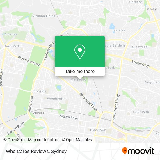 Who Cares Reviews map