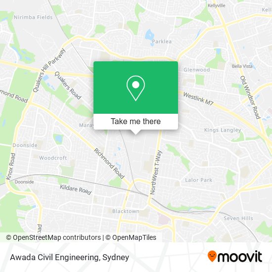 Awada Civil Engineering map