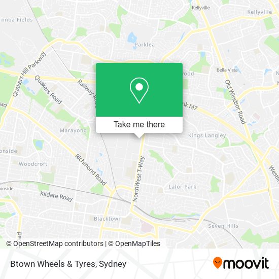 Btown Wheels & Tyres map