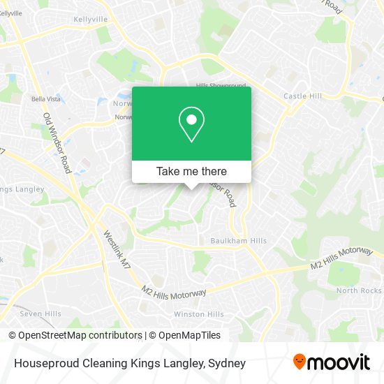 Mapa Houseproud Cleaning Kings Langley