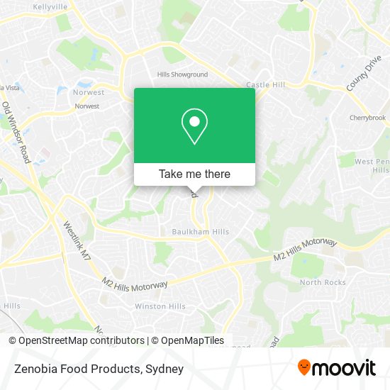 Mapa Zenobia Food Products