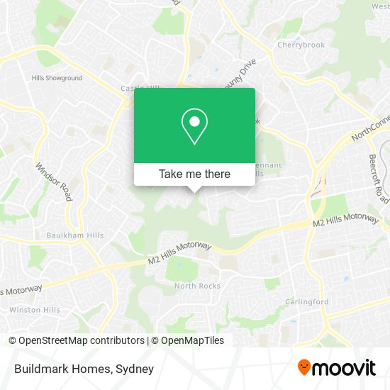 Buildmark Homes map