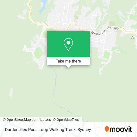 Dardanelles Pass Loop Walking Track map