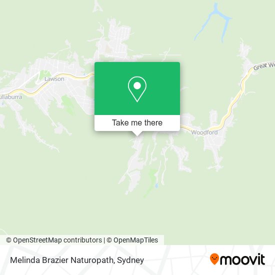 Melinda Brazier Naturopath map