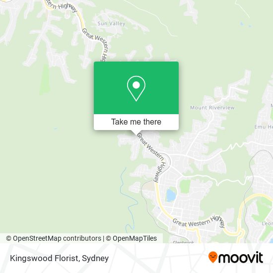 Mapa Kingswood Florist