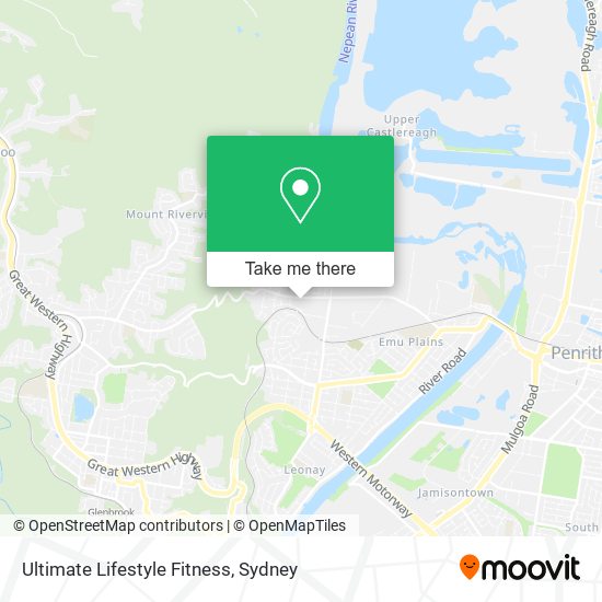 Ultimate Lifestyle Fitness map