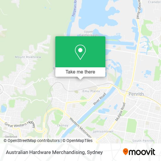 Mapa Australian Hardware Merchandising