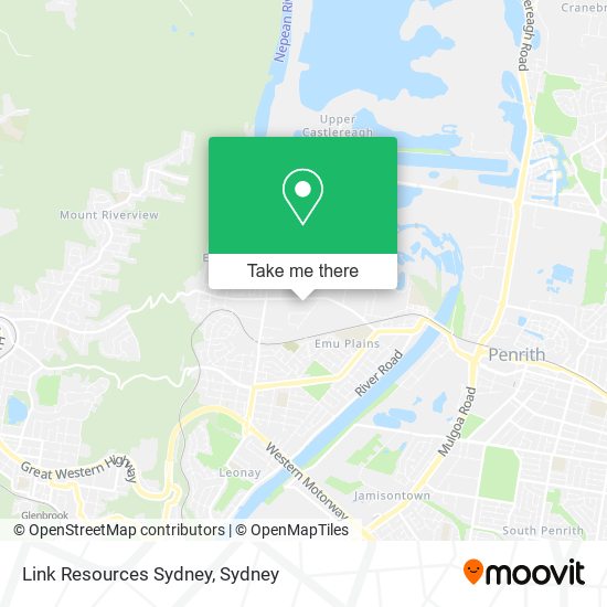 Mapa Link Resources Sydney