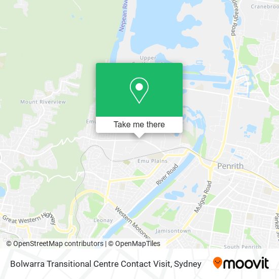 Mapa Bolwarra Transitional Centre Contact Visit