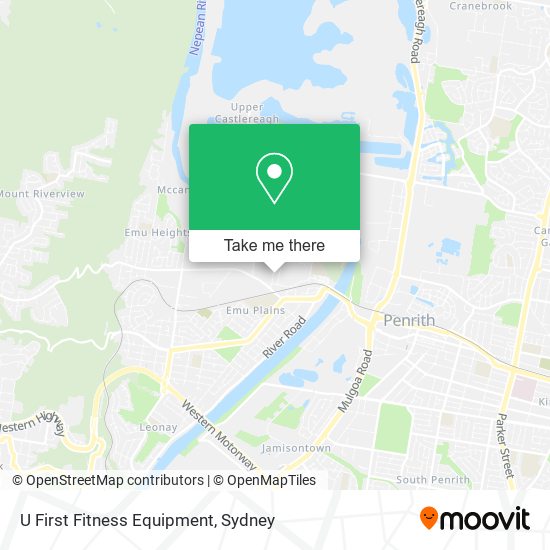 U First Fitness Equipment map