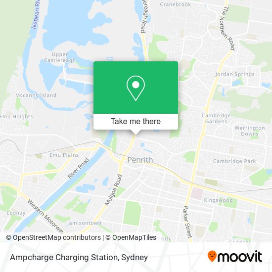 Ampcharge Charging Station map