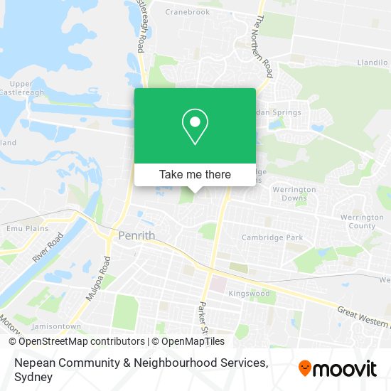 Nepean Community & Neighbourhood Services map