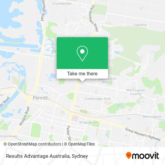 Results Advantage Australia map