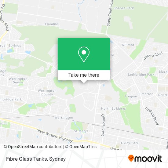 Fibre Glass Tanks map