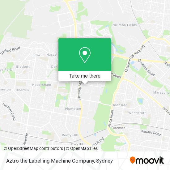 Aztro the Labelling Machine Company map