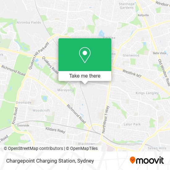 Mapa Chargepoint Charging Station