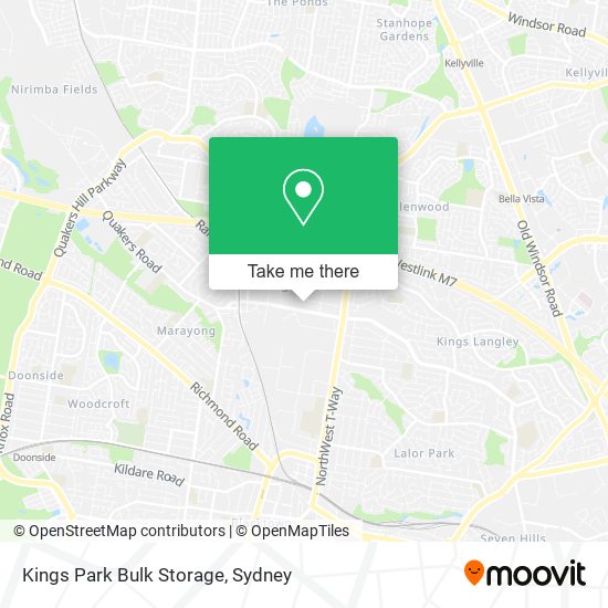 Kings Park Bulk Storage map