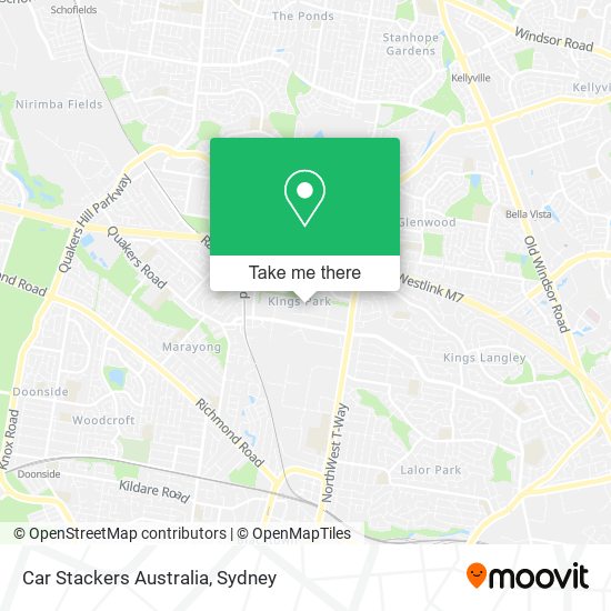 Mapa Car Stackers Australia