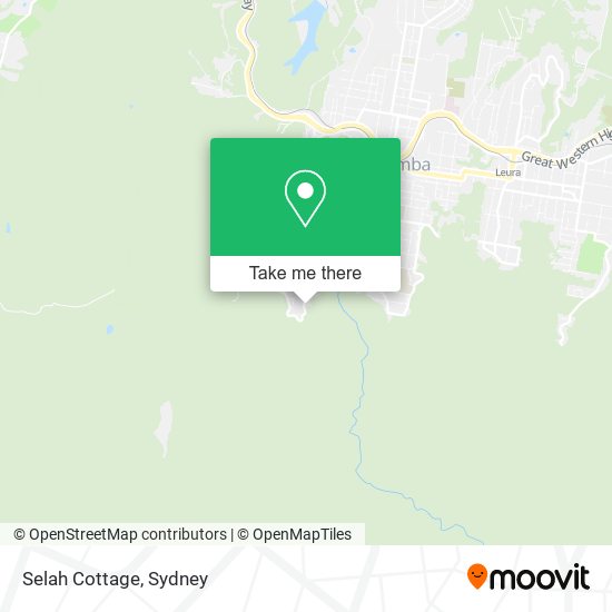 Selah Cottage map