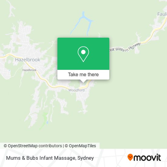 Mums & Bubs Infant Massage map