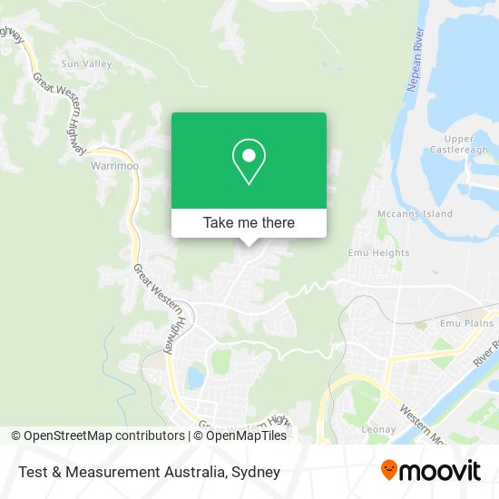 Test & Measurement Australia map