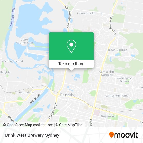 Drink West Brewery map