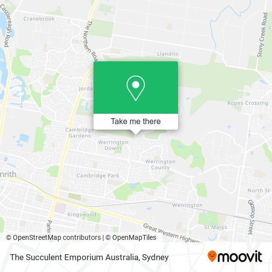 The Succulent Emporium Australia map