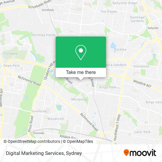 Digital Marketing Services map