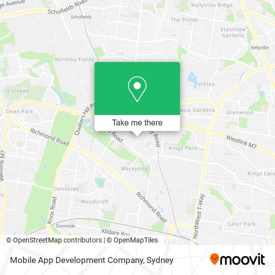 Mobile App Development Company map