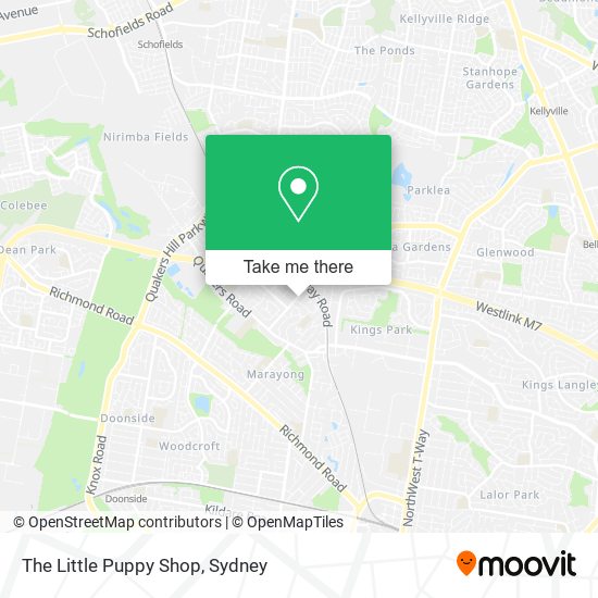 The Little Puppy Shop map