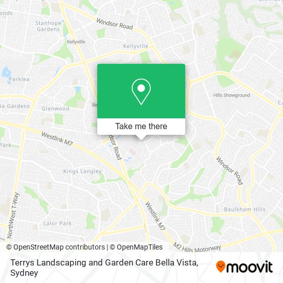 Terrys Landscaping and Garden Care Bella Vista map