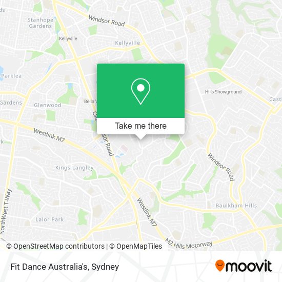 Fit Dance Australia's map