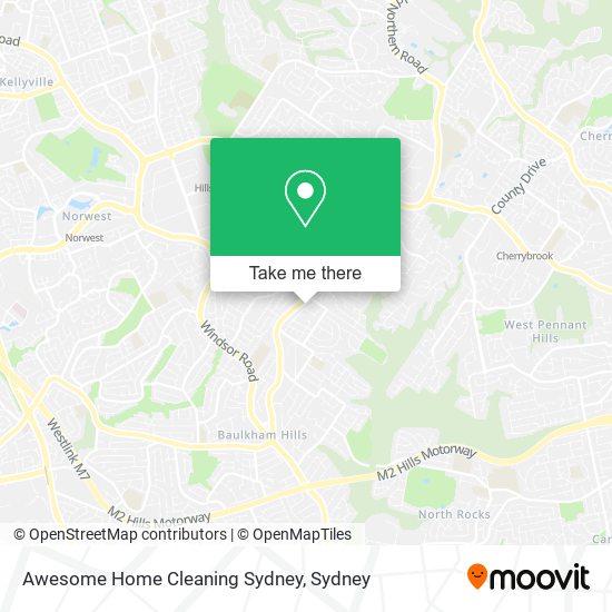 Awesome Home Cleaning Sydney map