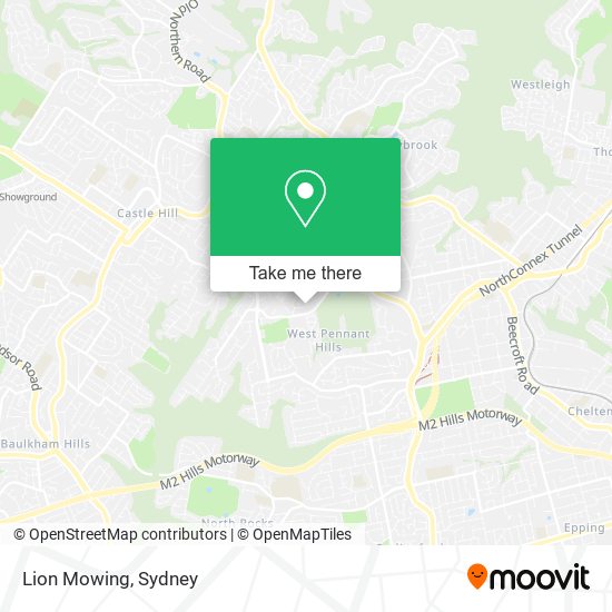 Lion Mowing map