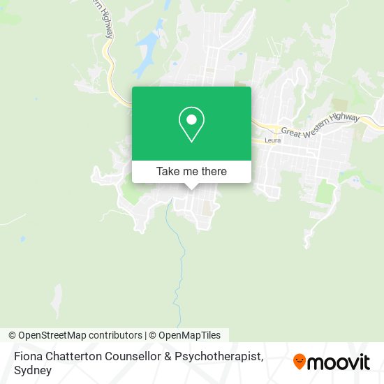 Fiona Chatterton Counsellor & Psychotherapist map