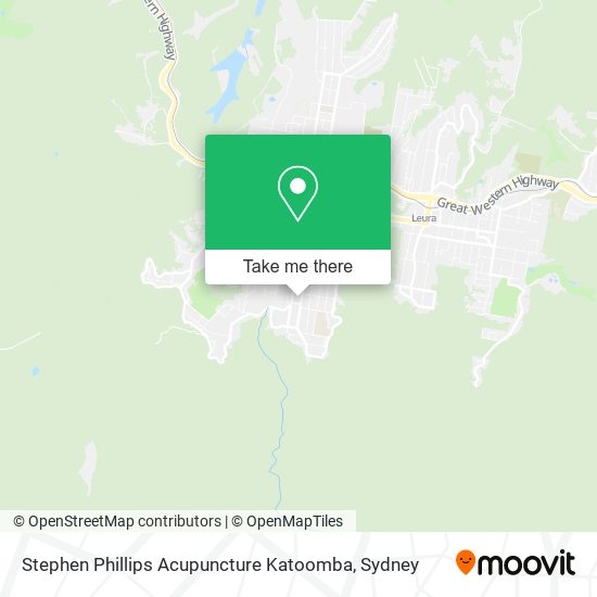Stephen Phillips Acupuncture Katoomba map