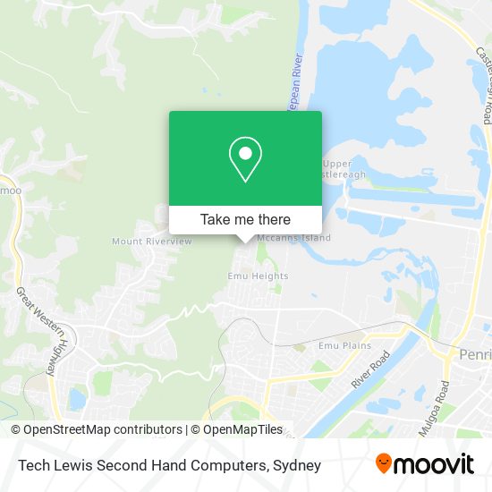 Tech Lewis Second Hand Computers map