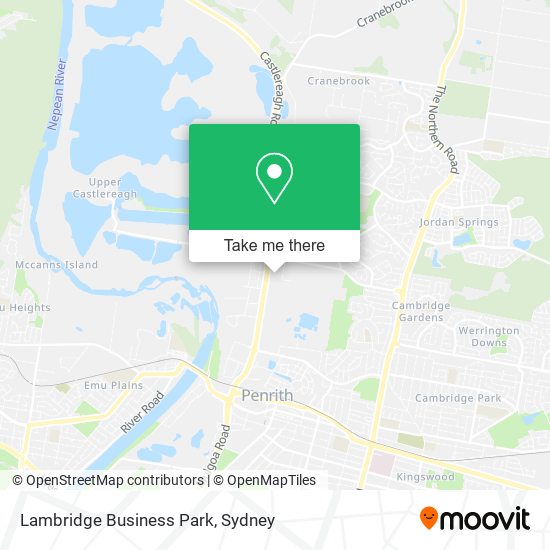 Lambridge Business Park map