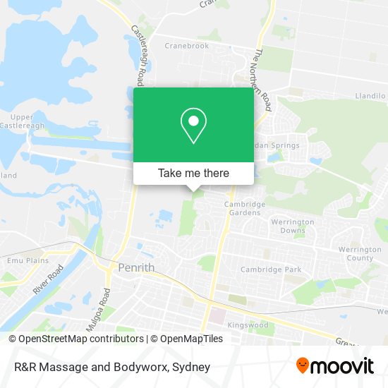 R&R Massage and Bodyworx map