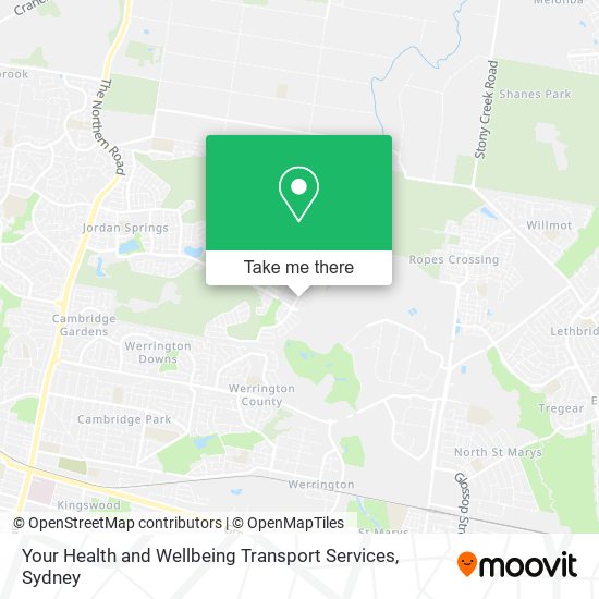 Mapa Your Health and Wellbeing Transport Services