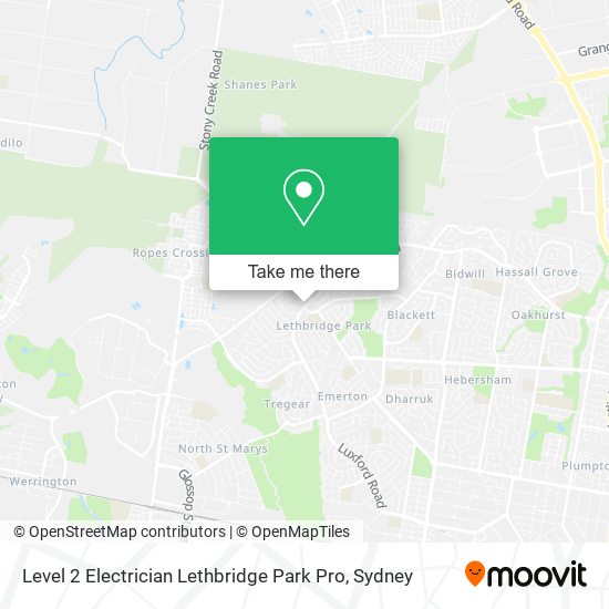 Mapa Level 2 Electrician Lethbridge Park Pro