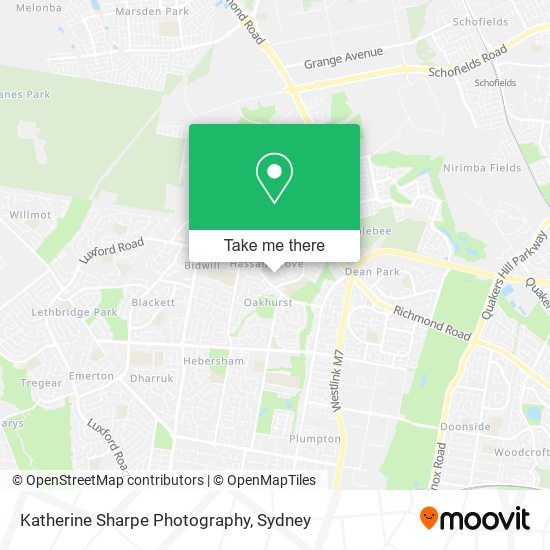 Katherine Sharpe Photography map