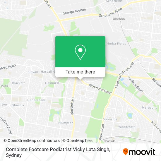 Mapa Complete Footcare Podiatrist Vicky Lata Singh