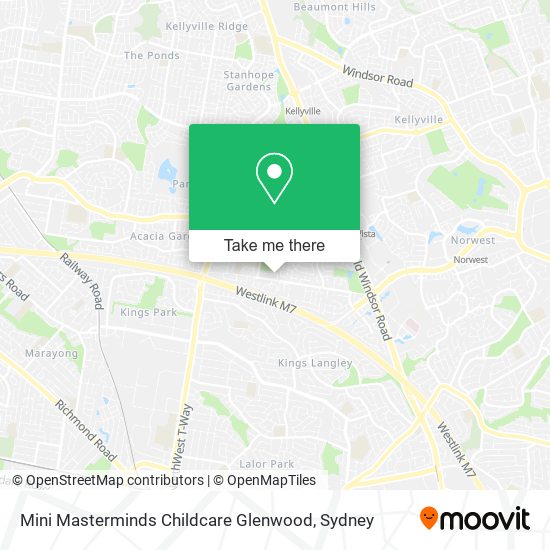 Mini Masterminds Childcare Glenwood map