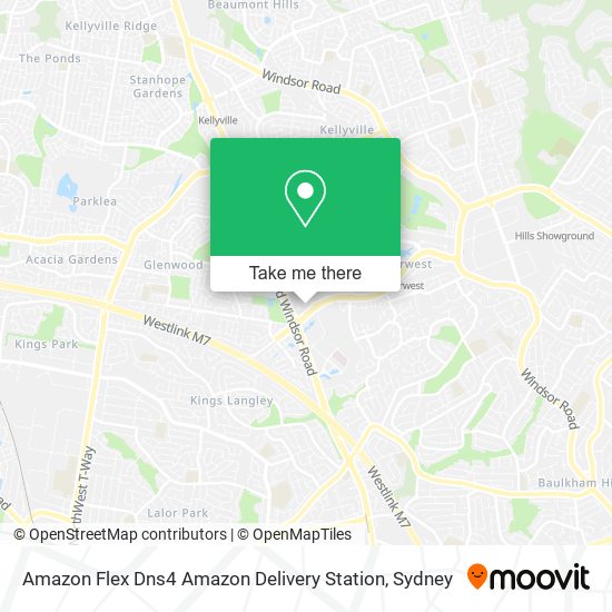 Amazon Flex Dns4 Amazon Delivery Station map